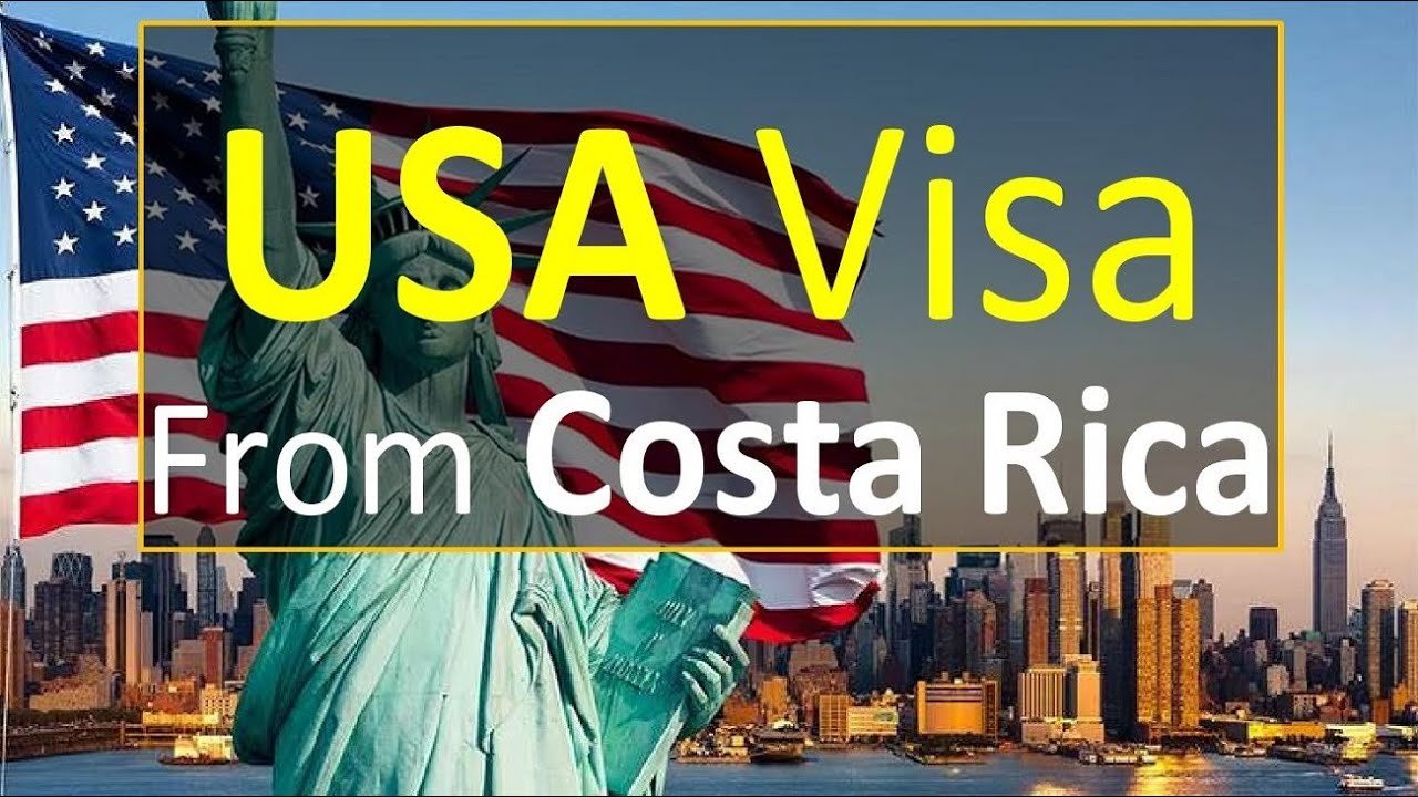 Image of a U.S. visa application process for individuals from Costa Rica, showcasing necessary documents and steps involved.